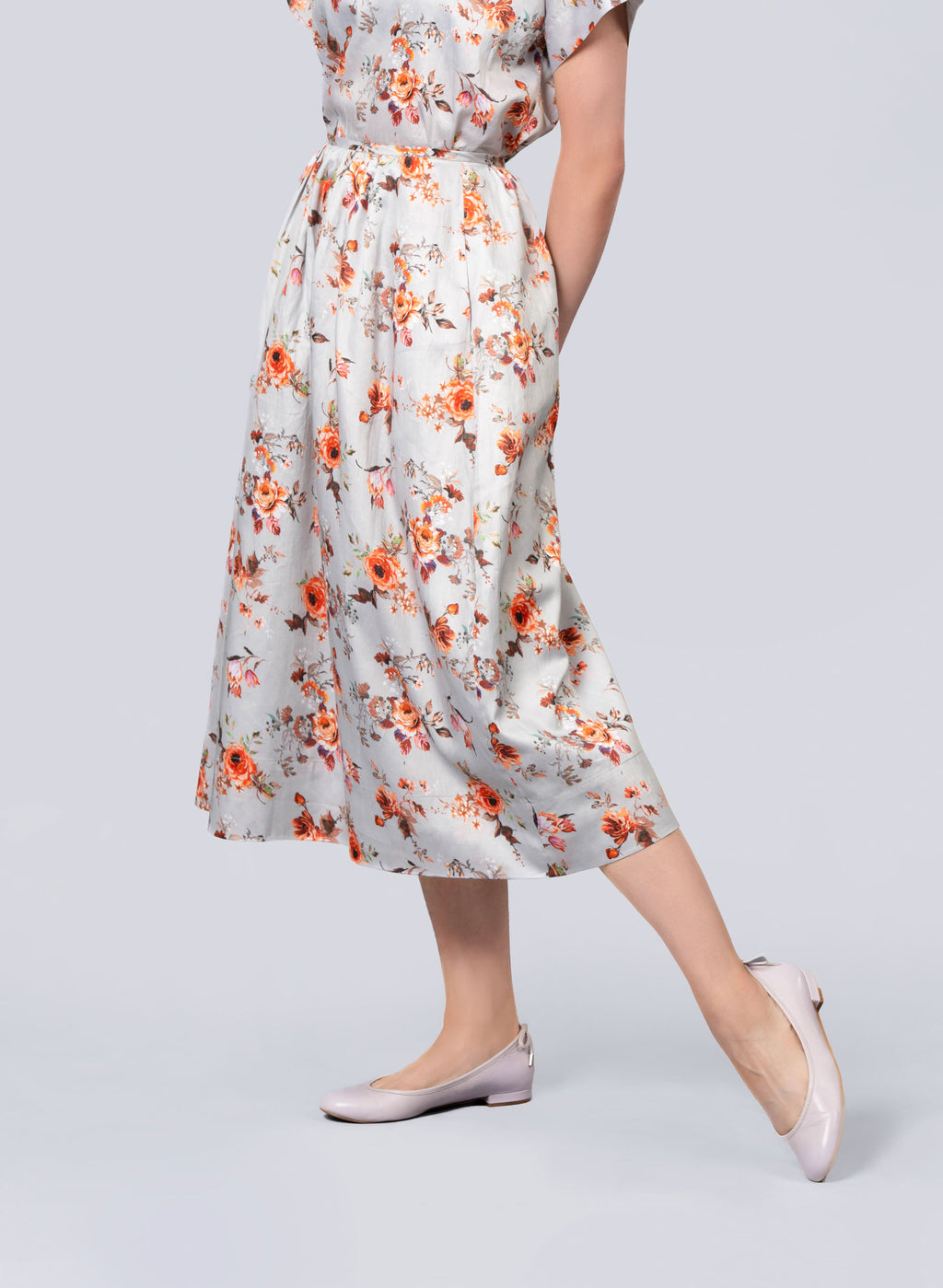 Women's Floral Cotton Skirt – Shen Yun Dancer