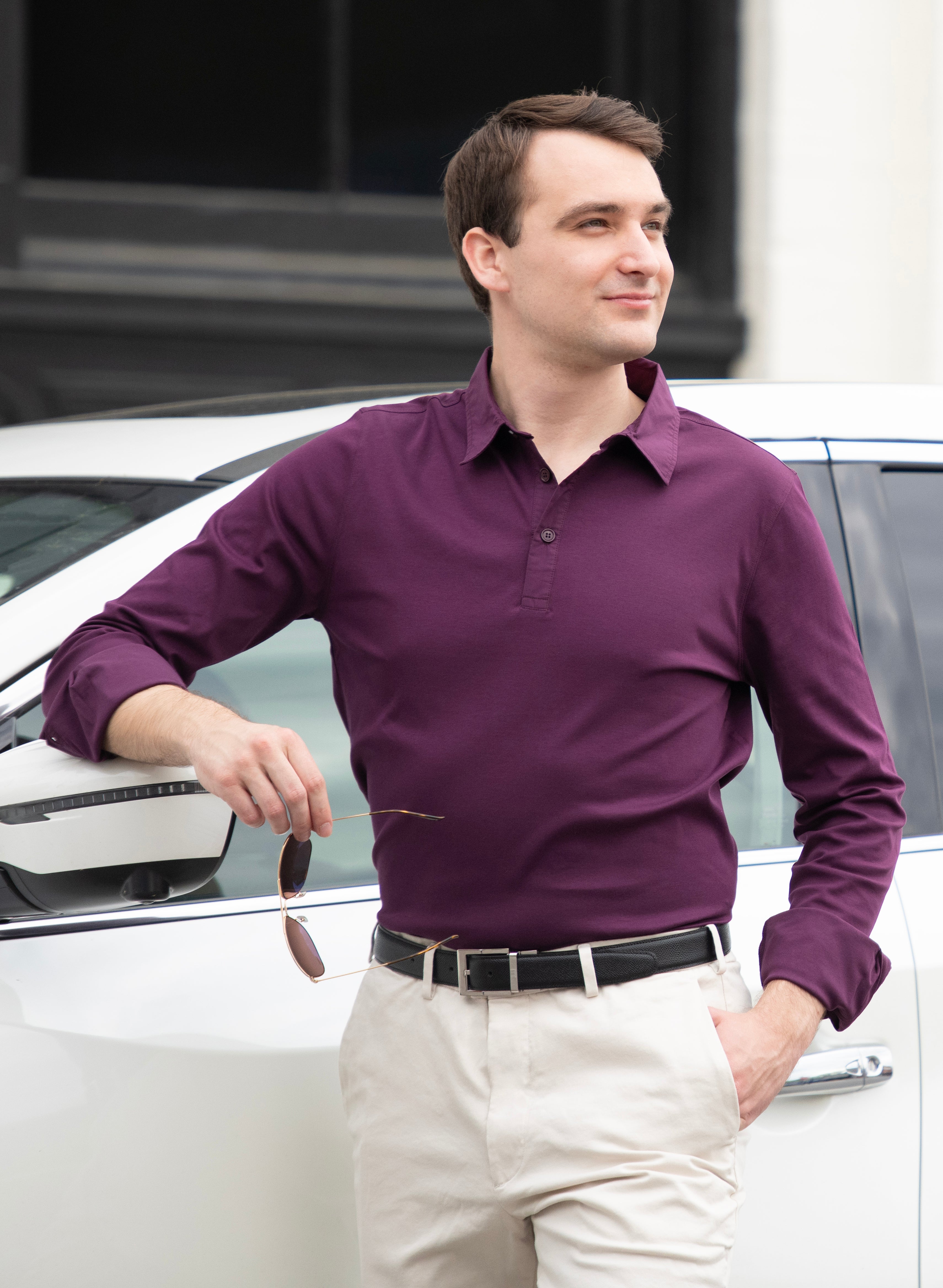 Formal wear polo fashion shirt